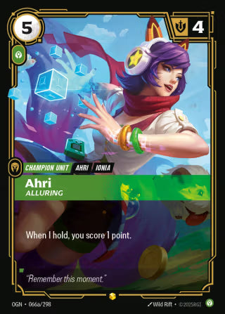 OGN 066a/298 - Ahri Alternative Art (Foil)