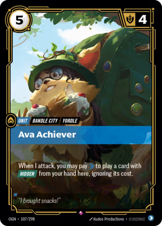 OGN 107/298 - Ava Achiever (foil)