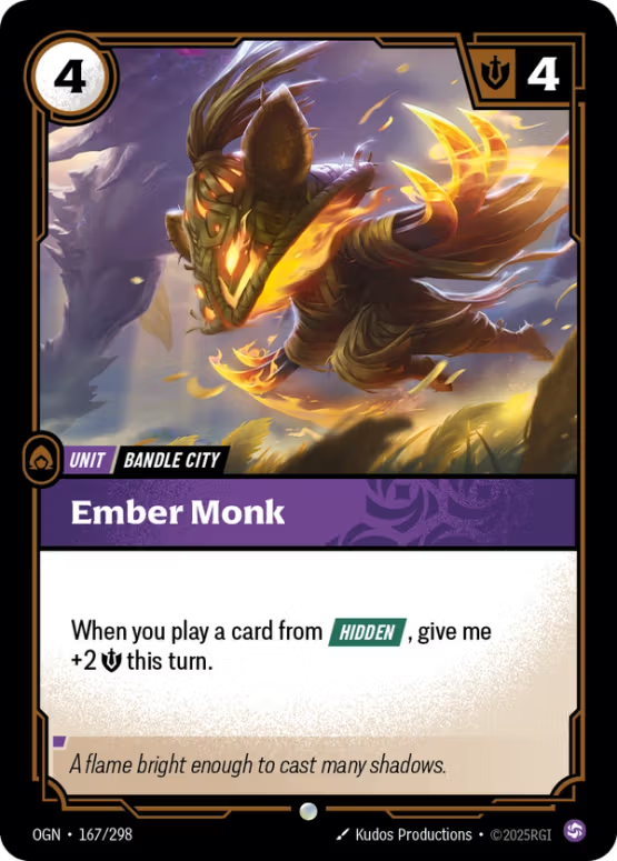 OGN 167/298 - Ember Monk