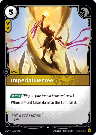 OGN 221/298 - Imperial Decree