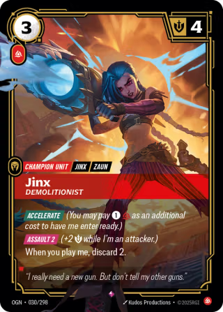 OGN 030/298 - Jinx: Demolitionist (foil)