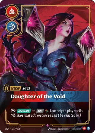 OGN 247/298 - Kai'sa: Daughter of the Void (foil)