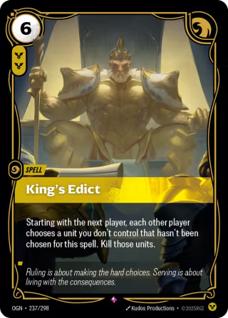 OGN 237/298 - King's Edict (foil)