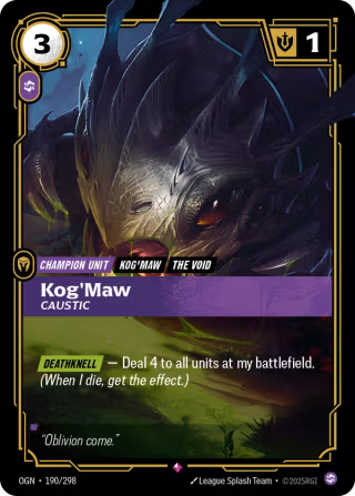 OGN 190/298 - Kog'Maw (foil)