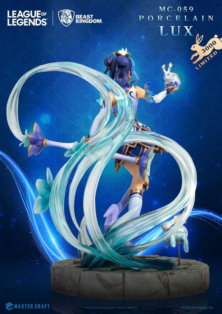 Beast Kingdom LEAGUE OF LEGENDS - Master Craft Porcelain Lux Statue (Limitierte Auflage)