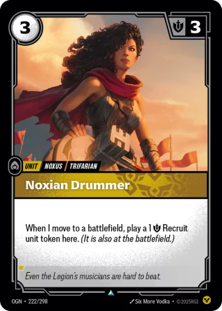 OGN 222/298 - Noxian Drummer