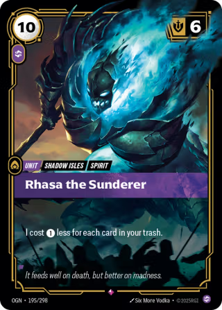 OGN 195/298 - Rhasa the Sunderer (foil)