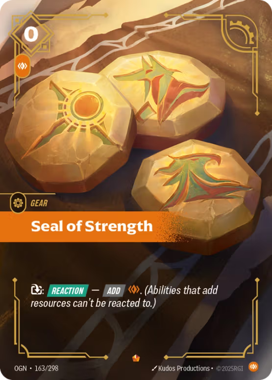 OGN 163/298 - Seal of Strength (foil)