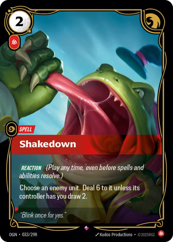 OGN 033/298 - Shakedown (foil)
