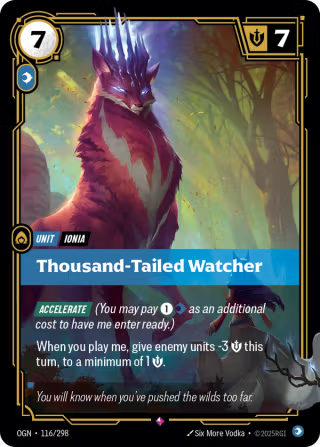 OGN 115/298 - Thousand-Tailed Watcher (foil)