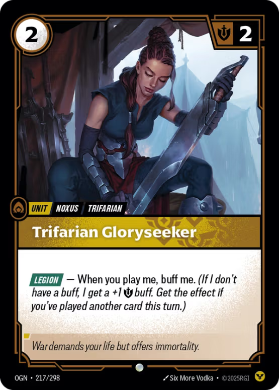 OGN 217/298 - Trifarian Gloryseeker