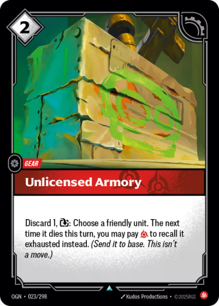 OGN 023/298 - Unlicensed Armory