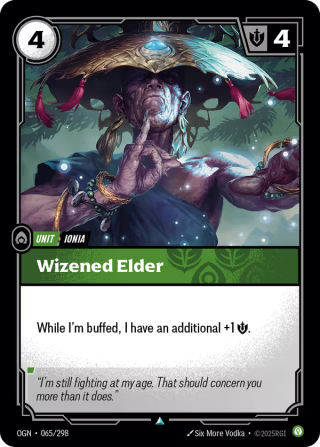 OGN 065/298 - Wizened Elder