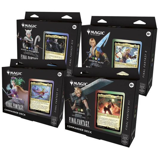 Magic the Gathering - Final Fantasy - Commander-Deck-Set (4 Decks) - Englisch