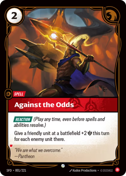 SFD 001/221 - Against the Odds