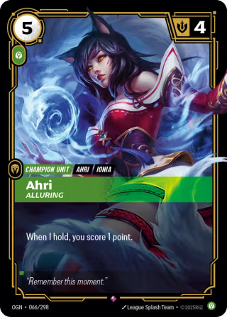 OGN 066/298 - Ahri (foil)