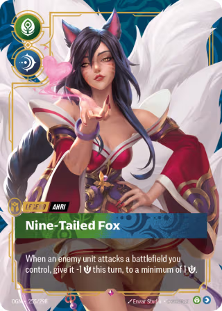 OGN 255/298 - Ahri: Nine-Tailed Fox (foil)