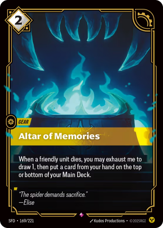 SFD 169/221 - Altar of Memories (foil)
