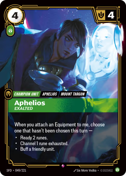 SFD 049/221 - Aphelios Exalted (foil)