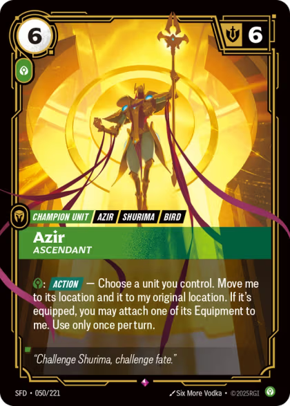 SFD 050/221 - Azir Ascendant (foil)