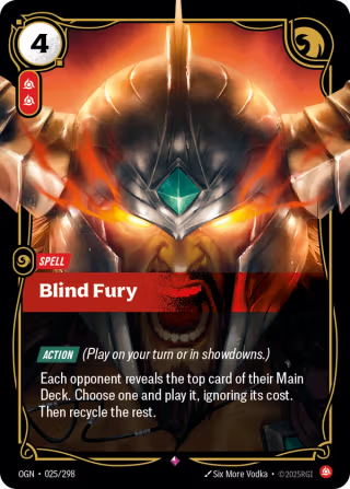 OGN 025/298 - Blind Fury (foil)