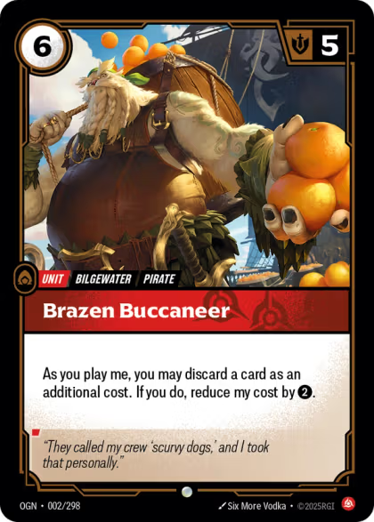 OGN 002/298 - Brazen Buccaneer