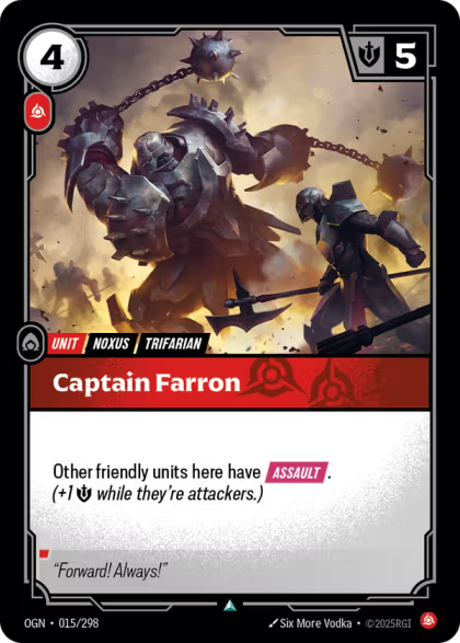 OGN 015/298 - Captain Farron