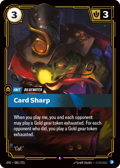 SFD 081/221 - Card Sharp (foil)