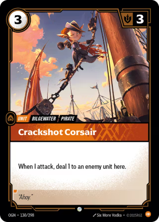 OGN 130/298 - Crackshot Corsair