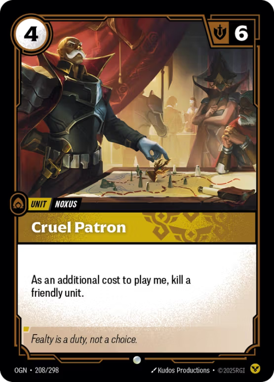 OGN 208/298 - Cruel Patron
