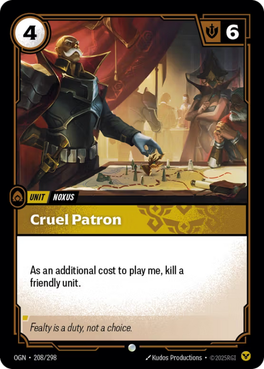 OGN 208/298 - Cruel Patron