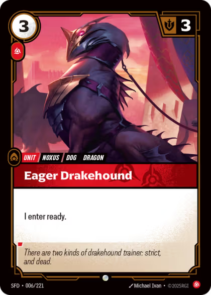 SFD 006/221 - Eager Drakehound