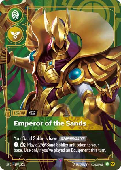 SFD 197/221 - Emperor of the Sands (foil)