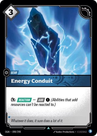OGN 098/298 - Energy Conduit