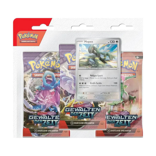 Pokemon 3er Blister - Verschiedene Sets (Gewalten der Zeit, Paradoxrift, Entwicklungen in Paldea)