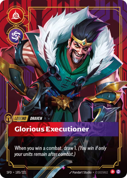 SFD 185/221 - Glorious Executioner (foil)