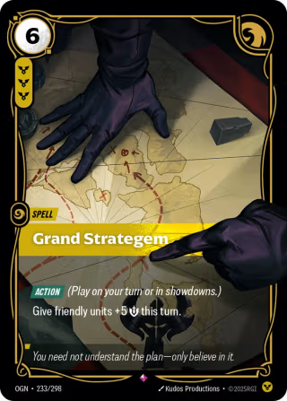 OGN 233/298 - Grand Strategem (foil)