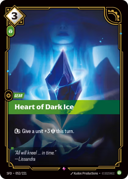 SFD 052/221 - Heart of Dark Ice (foil)