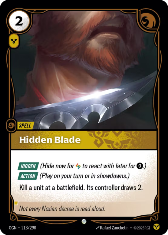 OGN 213/298 - Hidden Blade