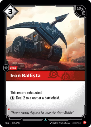OGN 017/298 - Iron Ballista