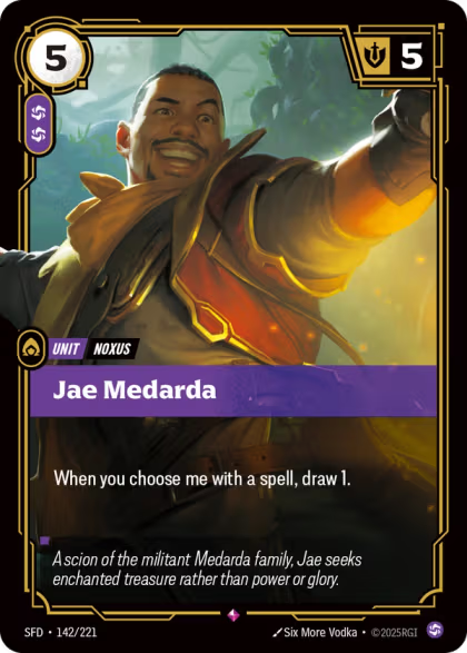 SFD 142/221 - Jae Medarda (foil)