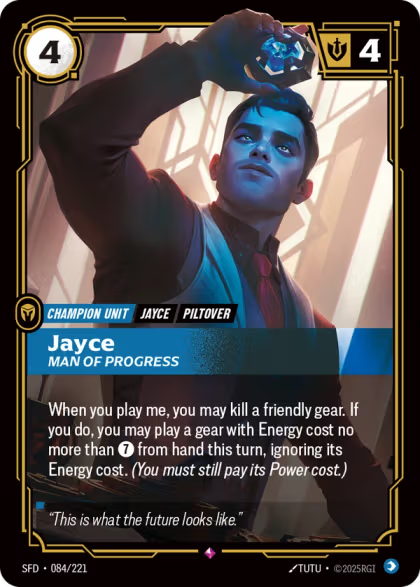 SFD 084/221 - Jayce, Man of Progress (foil)