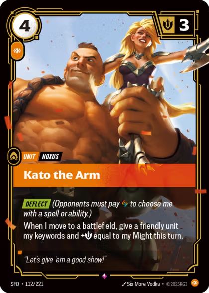 SFD 112/221 - Kato the Arm (foil)