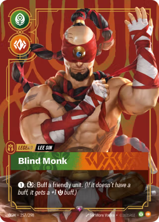 OGN 257/298 - Lee Sin: Blind Monk (foil)