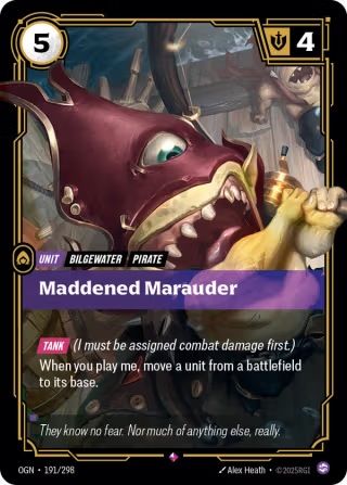 OGN 191/298 - Maddened Marauder (foil)