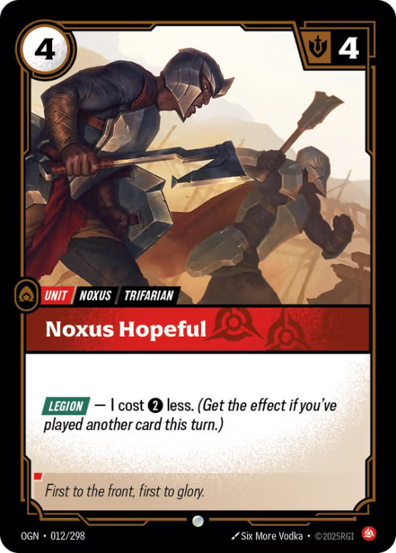 OGN 012/298 - Noxus Hopeful