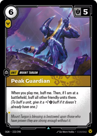 OGN 223/298 - Peak Guardian