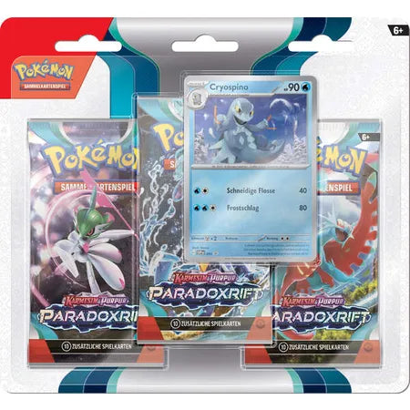 Pokemon 3er Blister - Verschiedene Sets (Gewalten der Zeit, Paradoxrift, Entwicklungen in Paldea)