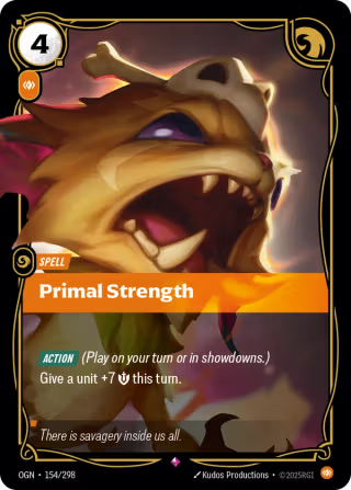 OGN 154/298 - Primal Strength (foil)