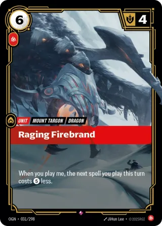 OGN 031/298 - Raging Firebrand (foil)